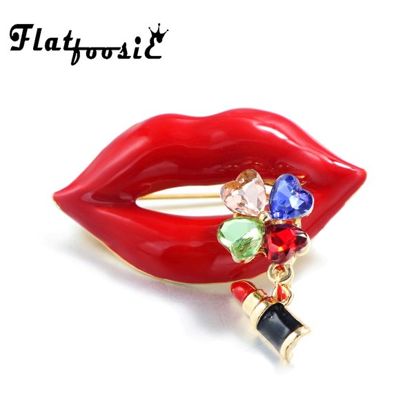 flatfoosie new red lips brooch colorful crystal kiss lipstick brooch pin for women charm corsage buckles scarf clip jewelry, Gray
flatfoosie new red lips brooch colorful crystal kiss lipstick brooch pin for women charm corsage buckles scarf clip jewelry, Gray