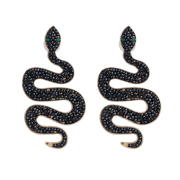 jujia new beaded drop earrings for women snake shape handmade dangle earring weddings fashion animal jewelry gifts, Silver
jujia new beaded drop earrings for women snake shape handmade dangle earring weddings fashion animal jewelry gifts, Silver