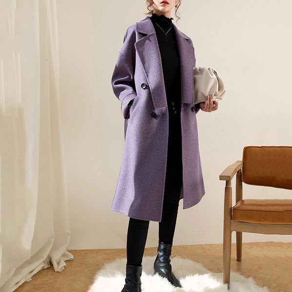 loose fit button split joint long thick woolen coat parkas new long sleeve women fashion tide utumn winter 2020 1486, Black
loose fit button split joint long thick woolen coat parkas new long sleeve women fashion tide utumn winter 2020 1486, Black