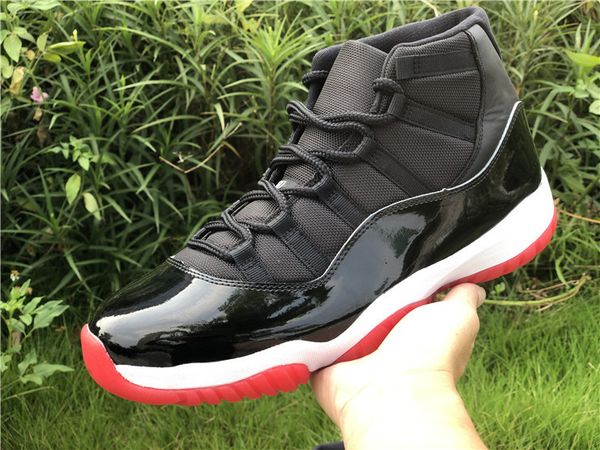 release 11 bred back man 11s black red basketball designer shoes real carbon fiber sneakers come with original box 378037-06130
release 11 bred back man 11s black red basketball designer shoes real carbon fiber sneakers come with original box 378037-06130