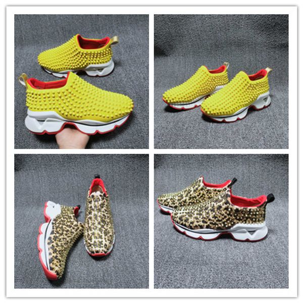 the latest couple of red-soled shoes series adopt imported three-in-one breathable lycra2, Black
the latest couple of red-soled shoes series adopt imported three-in-one breathable lycra2, Black
