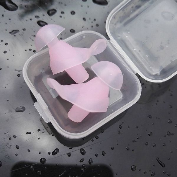1 pair waterproof swimming professional silicone swim earplugs soft anti-noise ear plug for children swimmers
1 pair waterproof swimming professional silicone swim earplugs soft anti-noise ear plug for children swimmers