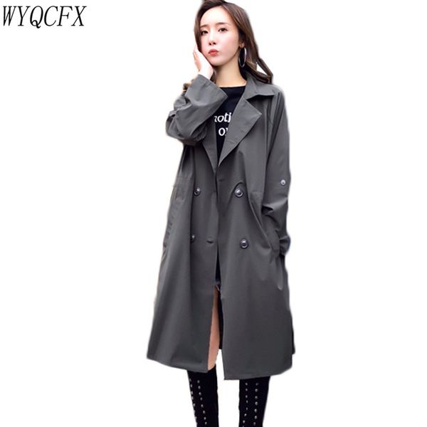 2019 new spring autumn vintage outwear women trench coat fashion patchwork loose lace up solid casual windbreaker lady clothing, Tan;black
2019 new spring autumn vintage outwear women trench coat fashion patchwork loose lace up solid casual windbreaker lady clothing, Tan;black