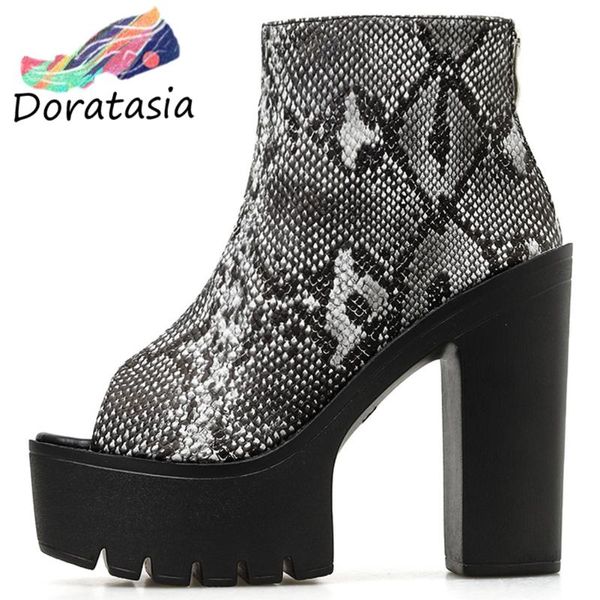doratasia women block heel zipper shoes party club plaftorm summer sandals women snake print open toe sandals, Black
doratasia women block heel zipper shoes party club plaftorm summer sandals women snake print open toe sandals, Black