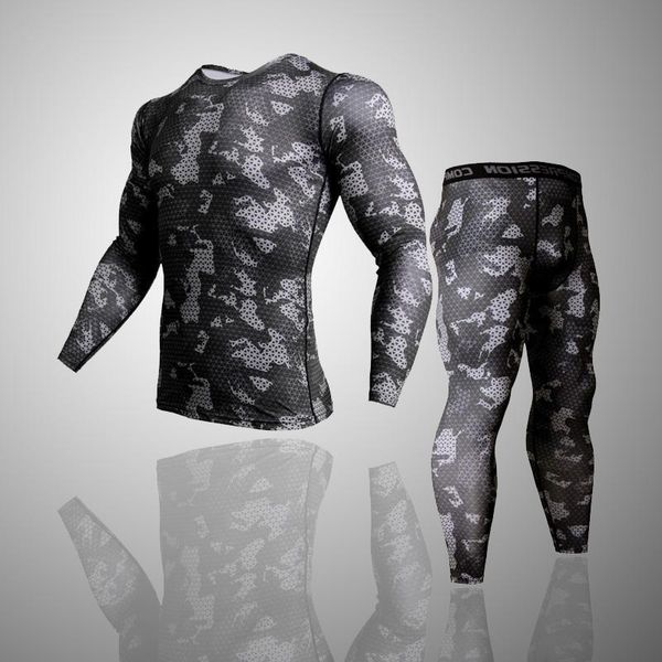 brand men's camouflage compression sportswear union suit long sleeve t shirt men + men's leggings jogging suits running tights, Black;blue
brand men's camouflage compression sportswear union suit long sleeve t shirt men + men's leggings jogging suits running tights, Black;blue
