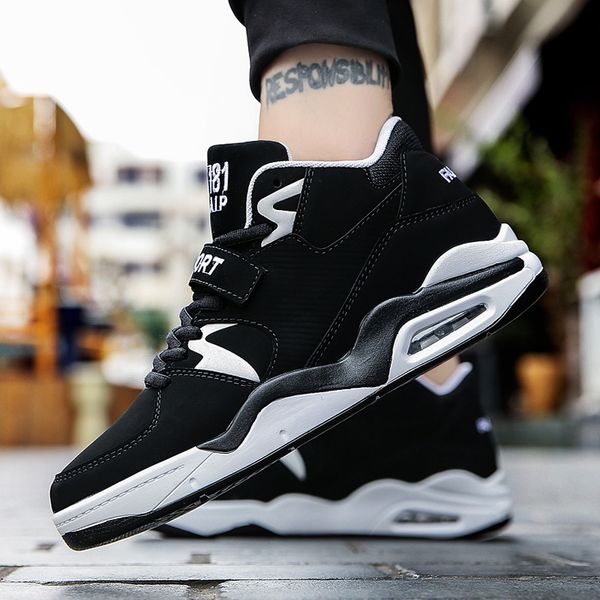 basketball sneakers street male high- sports air cushion shoes outdoor luxury retro classic boot tennis masculine letters, Black
basketball sneakers street male high- sports air cushion shoes outdoor luxury retro classic boot tennis masculine letters, Black