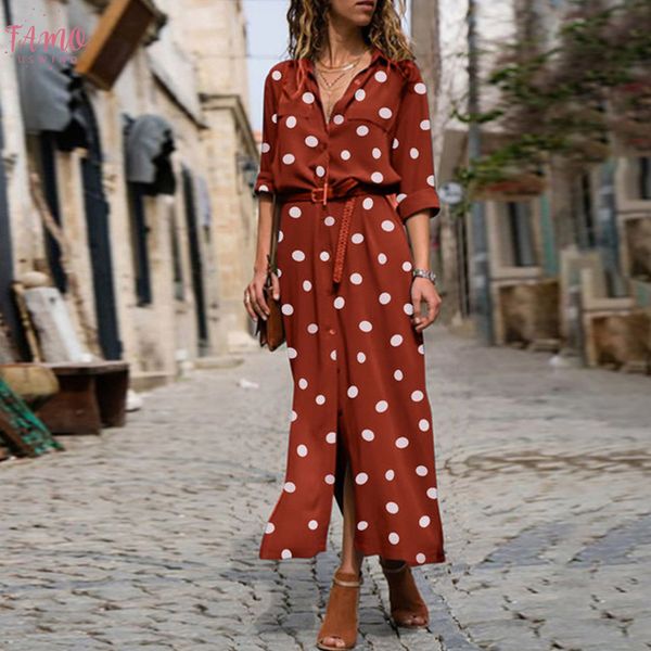 2020 women summer dress polka dot long sleeve button long maxi dresses casual lapel neck doudoulu vestidos de fiesta de noche, Black;gray
2020 women summer dress polka dot long sleeve button long maxi dresses casual lapel neck doudoulu vestidos de fiesta de noche, Black;gray