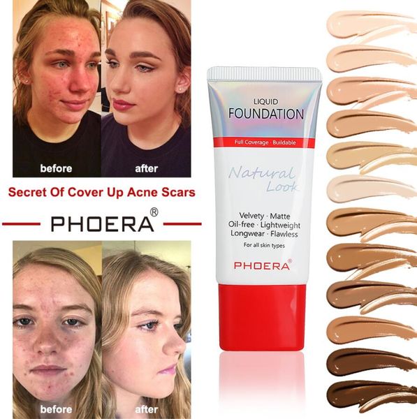 phoera foundation 30ml mineral touch oil control skin-friendly liquid foundation makeup full coverage 24 hour long lasting
phoera foundation 30ml mineral touch oil control skin-friendly liquid foundation makeup full coverage 24 hour long lasting