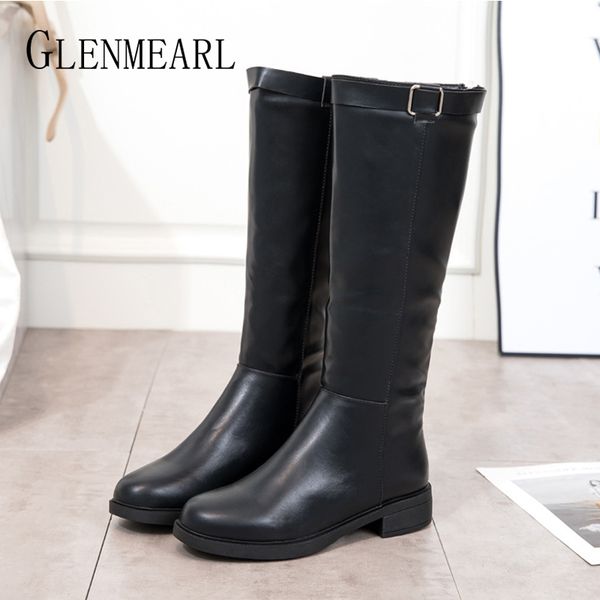women high boots leather pu winter shoes warm platform squar heels black boots knee high woman shoes riding 2020new
women high boots leather pu winter shoes warm platform squar heels black boots knee high woman shoes riding 2020new