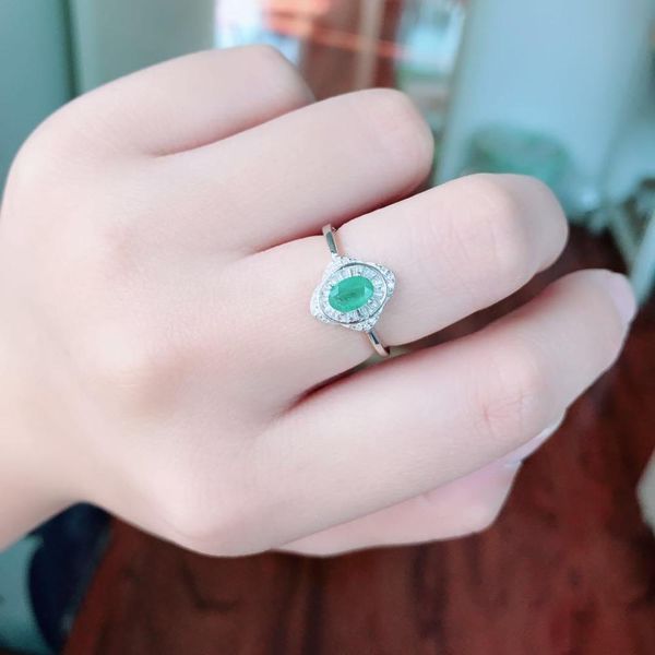 natural emerald rings for femal 4mmx6mm luxurious fine jewelry emerald jewelry cuted genuine gemstones 925 sterling silver, Golden;silver
natural emerald rings for femal 4mmx6mm luxurious fine jewelry emerald jewelry cuted genuine gemstones 925 sterling silver, Golden;silver