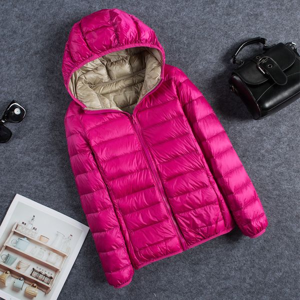 women's down & parkas m-4xl autumn winter hooded duck coat women ultra light slim reversible jacket short portable parka plus size, Black
women's down & parkas m-4xl autumn winter hooded duck coat women ultra light slim reversible jacket short portable parka plus size, Black