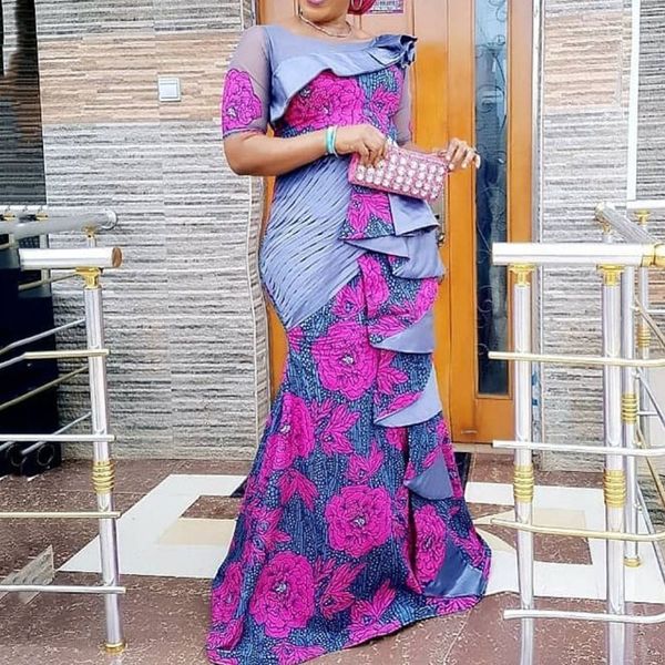 summer ruffles floral print long party dress retro evening african vintage mesh bodycon falbala plus size women's maxi dress, Black;gray
summer ruffles floral print long party dress retro evening african vintage mesh bodycon falbala plus size women's maxi dress, Black;gray