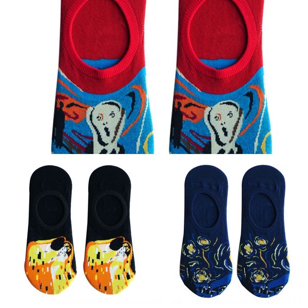xun lang couple personality art world famous painting boat and men's oil painting men's socks boat socks, Pink;yellow
xun lang couple personality art world famous painting boat and men's oil painting men's socks boat socks, Pink;yellow