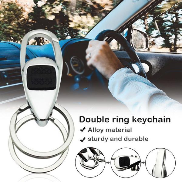 exquisite car keychain double ring design keychain multi - function household motorcycle
exquisite car keychain double ring design keychain multi - function household motorcycle