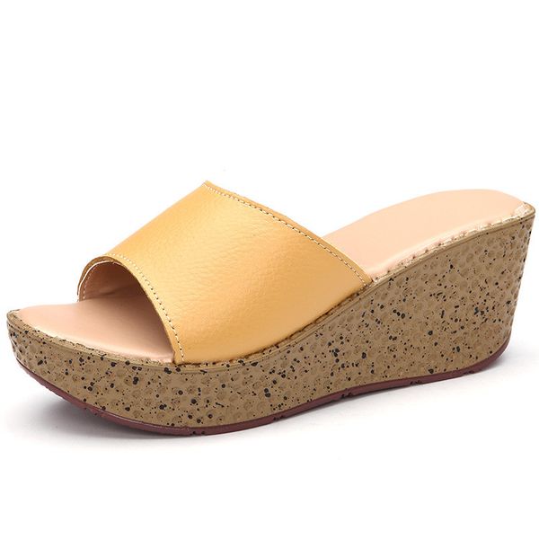 real-leather woman wedges sandals platform slippers ladies high heels 2019 women summer shoes sapato feminino mujer pumps open toe, Black
real-leather woman wedges sandals platform slippers ladies high heels 2019 women summer shoes sapato feminino mujer pumps open toe, Black