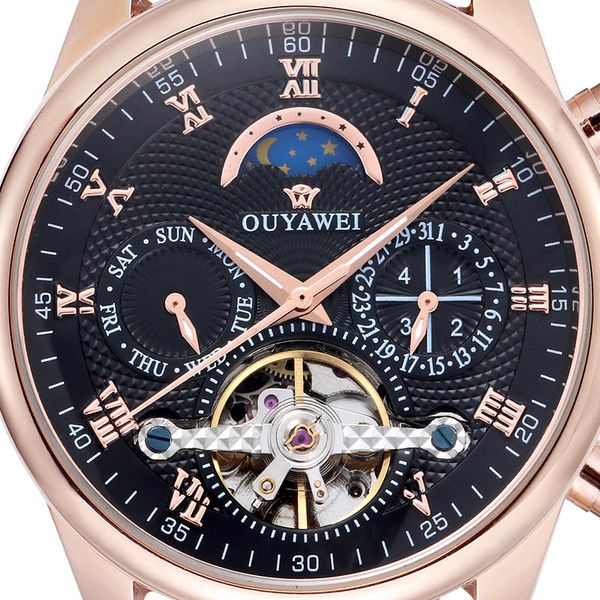 Double Calendar Luxury Brand Watches Sun Moon Switch Tourbillon Mens Watches Leather Strap Wristwatches Automatic Mechanical Men Watch
Double Calendar Luxury Brand Watches Sun Moon Switch Tourbillon Mens Watches Leather Strap Wristwatches Automatic Mechanical Men Watch