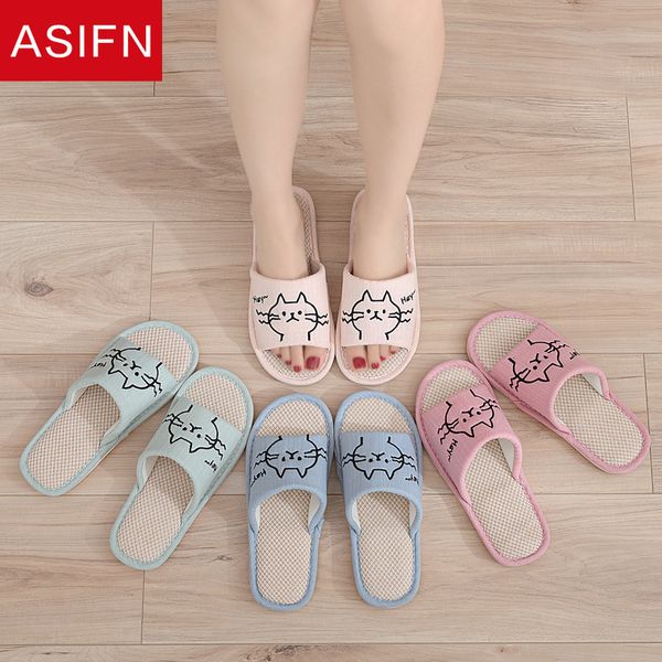 asifn women men cute cat flax slippers slides non slip indoor ladies flip flops fashion style bathroom mules chaussures femme, Black
asifn women men cute cat flax slippers slides non slip indoor ladies flip flops fashion style bathroom mules chaussures femme, Black
