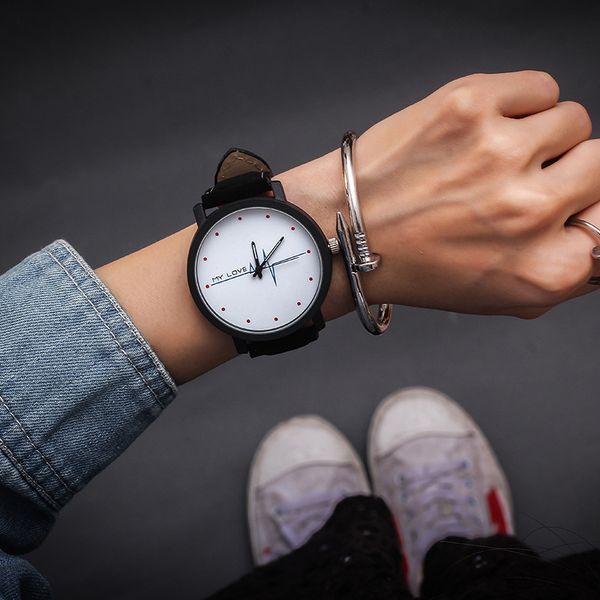 casual women watches couple lover watch wrist quartz watch men wrist ladies clock gift for girls my love hour relogio femenino, Slivery;brown
casual women watches couple lover watch wrist quartz watch men wrist ladies clock gift for girls my love hour relogio femenino, Slivery;brown