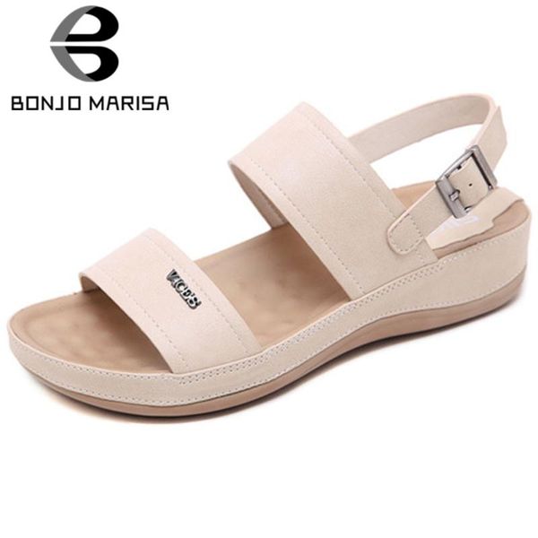 bonjomarisa round toe solid female summer sandals leisure classic consise low heel back strap sandals women brand shoes woman, Black
bonjomarisa round toe solid female summer sandals leisure classic consise low heel back strap sandals women brand shoes woman, Black