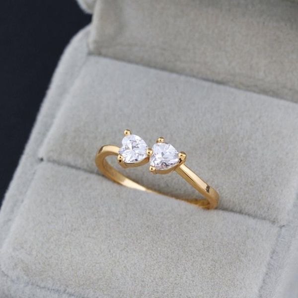 simple design double heart zircon rings for women shiny jewelry ring engagement wedding party ring birthday gifts for female, Golden;silver
simple design double heart zircon rings for women shiny jewelry ring engagement wedding party ring birthday gifts for female, Golden;silver