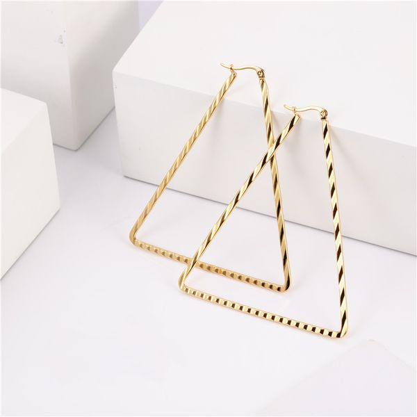 triangle hoop earrings for women stainless steel jewelry woman geometric earrings 2020 fashion jewelry accessories ing, Golden;silver
triangle hoop earrings for women stainless steel jewelry woman geometric earrings 2020 fashion jewelry accessories ing, Golden;silver