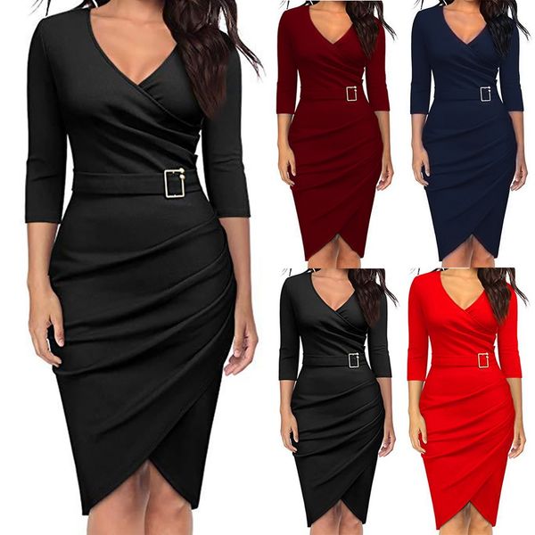 wholesale women's solid color v-neck long sleeve hem party skinny dress vesrido harajuku #by, Black;gray
wholesale women's solid color v-neck long sleeve hem party skinny dress vesrido harajuku #by, Black;gray