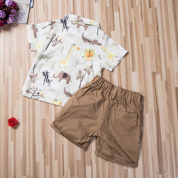 new 2020 newborn kid baby boys summer t-shirt animal pants shorts outfit 2pcs set, White
new 2020 newborn kid baby boys summer t-shirt animal pants shorts outfit 2pcs set, White