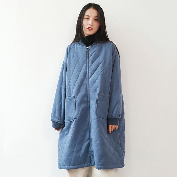 parkas женщины осень зима новый хлопок-проложенный одежда pure color круглым воротом с длинным рукавом свободные повседневные женщины топы, Black
parkas женщины осень зима новый хлопок-проложенный одежда pure color круглым воротом с длинным рукавом свободные повседневные женщины топы, Black