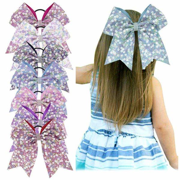 girls sequins bows elastic hair band ties scrunchies woman rubber rope bowknot boutique ponytail holders dance accessories, Slivery;white
girls sequins bows elastic hair band ties scrunchies woman rubber rope bowknot boutique ponytail holders dance accessories, Slivery;white