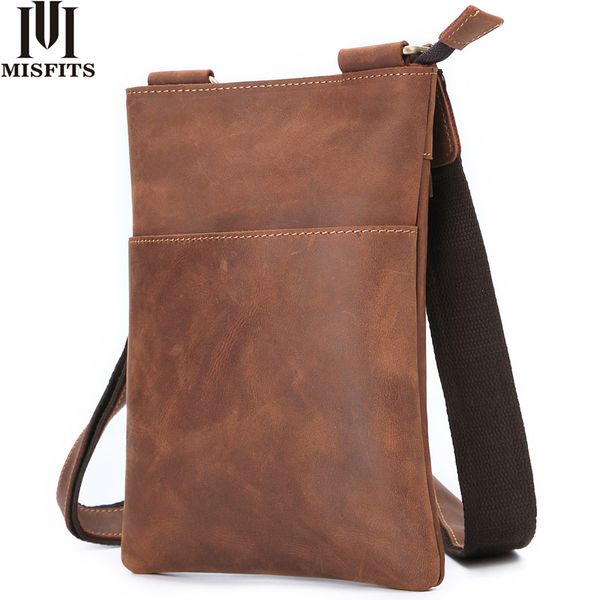 brand 2019 crazy horse leather men's crossbody bag vintage cowhide thin messenger bag small shoulder for male
brand 2019 crazy horse leather men's crossbody bag vintage cowhide thin messenger bag small shoulder for male