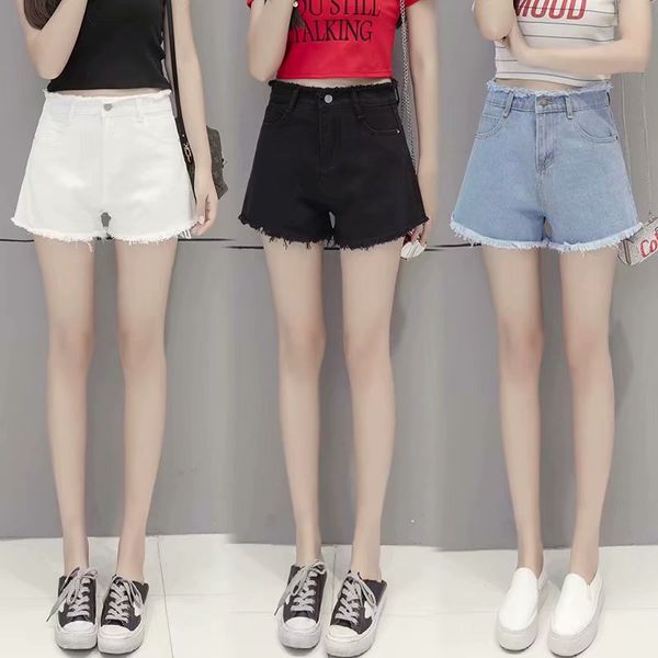 denim shorts women's summer 2019 new style outer wear loose-fit korean-style a- line slimming high-waisted online celebrity wide, Blue
denim shorts women's summer 2019 new style outer wear loose-fit korean-style a- line slimming high-waisted online celebrity wide, Blue