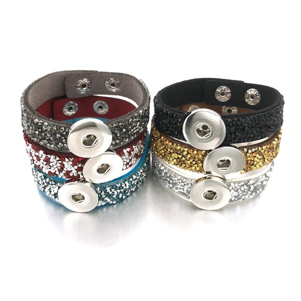 fashion colorful bling bling 012 crystal velvet leather 18mm snap button charm bracelet bangle jewelry for women teenagers gift, Golden;silver
fashion colorful bling bling 012 crystal velvet leather 18mm snap button charm bracelet bangle jewelry for women teenagers gift, Golden;silver
