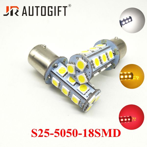 100x 12v/24v white/red/yellow s25 1156 1157 strobe flash ba15s 18smd turn signal brake parking day running light bulb
100x 12v/24v white/red/yellow s25 1156 1157 strobe flash ba15s 18smd turn signal brake parking day running light bulb