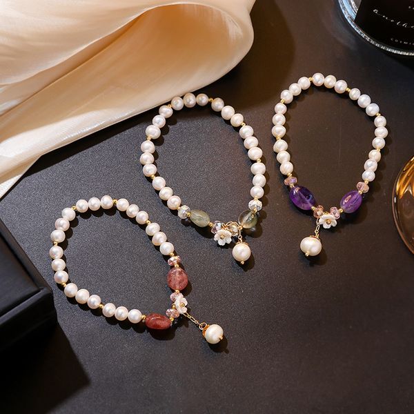 корейский свежий сладкий кристалл жемчуг бисером браслет темперамент простой женщины девушки мода ювелирные изделия аксессуары подарок на де, Black
корейский свежий сладкий кристалл жемчуг бисером браслет темперамент простой женщины девушки мода ювелирные изделия аксессуары подарок на де, Black