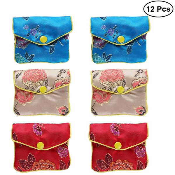 12pcs chinese jewelry bag traditional brocade pouch coin purse embroidery pouch jewelry bag, Black
12pcs chinese jewelry bag traditional brocade pouch coin purse embroidery pouch jewelry bag, Black