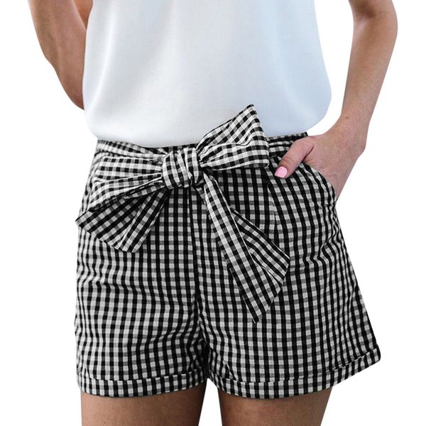2019 fashion trend new high-quality women models women ladies summer casual bow printing plaid short pants trouser, White;black
2019 fashion trend new high-quality women models women ladies summer casual bow printing plaid short pants trouser, White;black