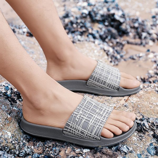 fashion men's slippers outdoor men shoes non-slip slides bathroom summer beach sandals soft sole flip flops man chaussures femme, Black
fashion men's slippers outdoor men shoes non-slip slides bathroom summer beach sandals soft sole flip flops man chaussures femme, Black