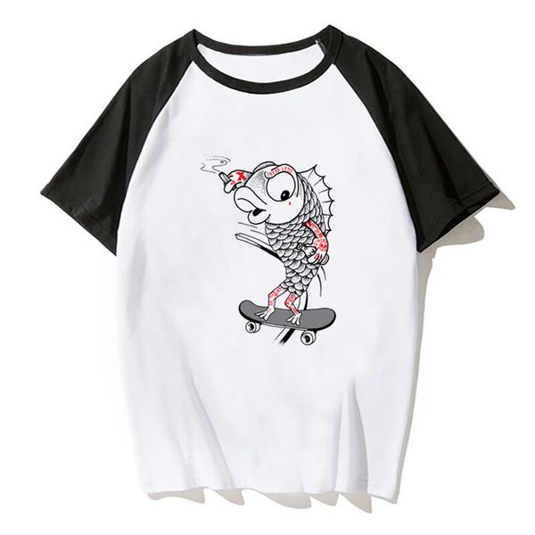 fish bones skateboard wheel women t shirt men female t-shirt casual harajuku tshirt funny ulzzang grunge, White;black
fish bones skateboard wheel women t shirt men female t-shirt casual harajuku tshirt funny ulzzang grunge, White;black