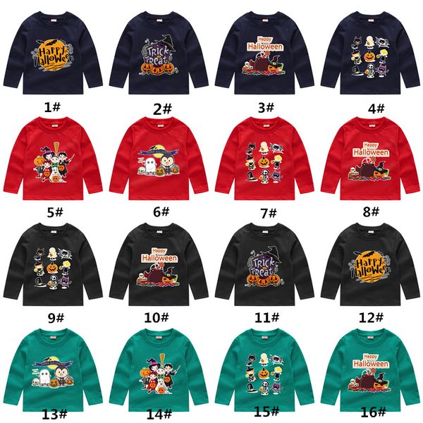 fall/winter happy halloween baby girls boutique t-shirts clothes sweatshirt boys print pumpkin cotton children long sleeve le420, Blue
fall/winter happy halloween baby girls boutique t-shirts clothes sweatshirt boys print pumpkin cotton children long sleeve le420, Blue