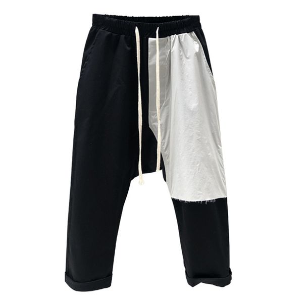 japanese men casual pants loose patchwork drawstring harem pants gothic darkness owen style oversize streetwear jogger elastic, Black
japanese men casual pants loose patchwork drawstring harem pants gothic darkness owen style oversize streetwear jogger elastic, Black