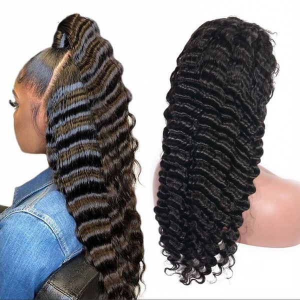 lace front human hair wig for black women cambodian deep wave virgin hair wigs natural hairline, Black;brown
lace front human hair wig for black women cambodian deep wave virgin hair wigs natural hairline, Black;brown