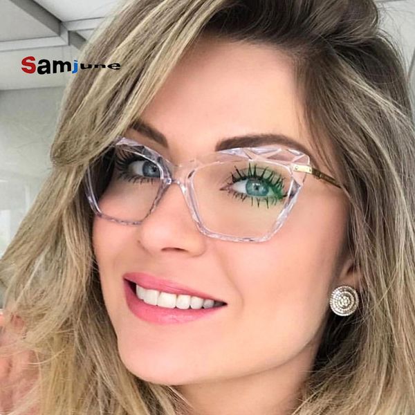 samjune cat eye glasses frames women retro plastic legs brand eyeglasses optical fashion computer glasses, Black
samjune cat eye glasses frames women retro plastic legs brand eyeglasses optical fashion computer glasses, Black