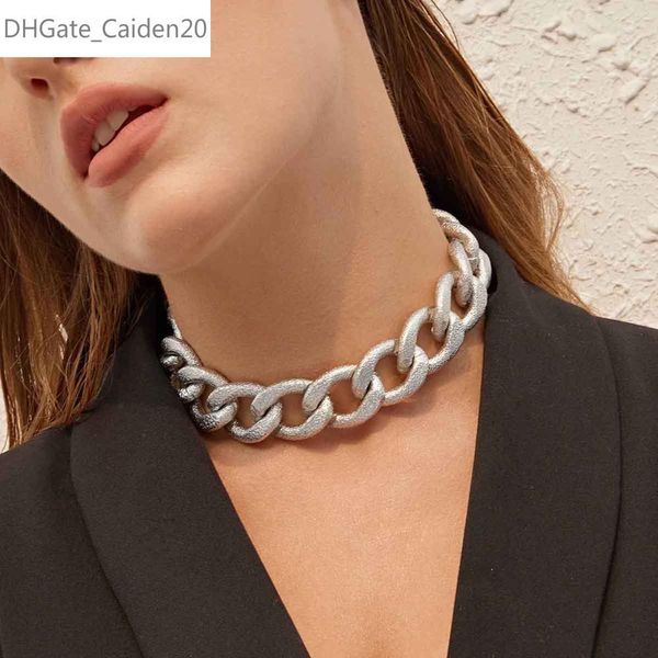 chunky thick curb miami cuban choker necklace collar punk hip hop heavy metal chain necklaces for women men jewelry, Silver
chunky thick curb miami cuban choker necklace collar punk hip hop heavy metal chain necklaces for women men jewelry, Silver