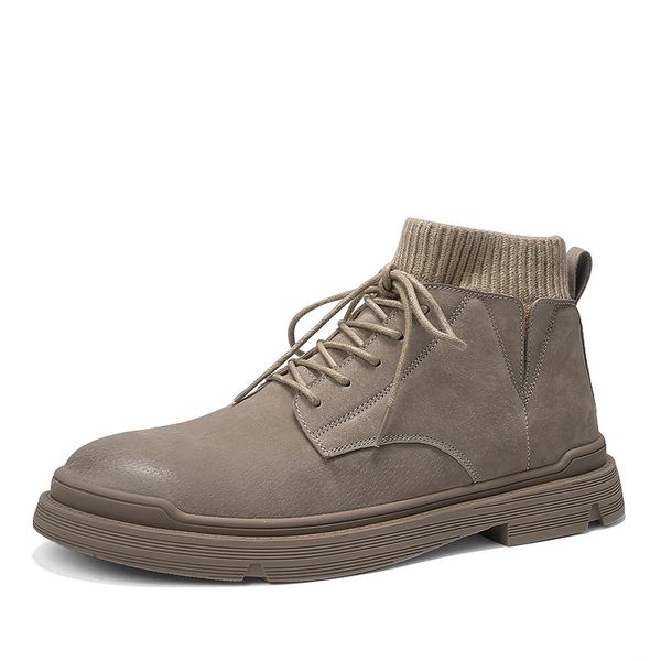 winter warm boots men fashion casual lace-up men's boots male 2019 brand leather new retro comfy men snow, Black
winter warm boots men fashion casual lace-up men's boots male 2019 brand leather new retro comfy men snow, Black