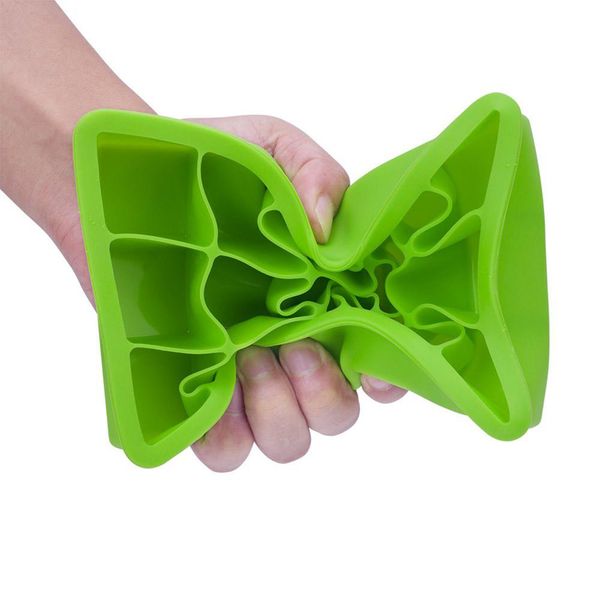 adeeing 2pcs 15 cavity silicone mold with cover for making ice cube