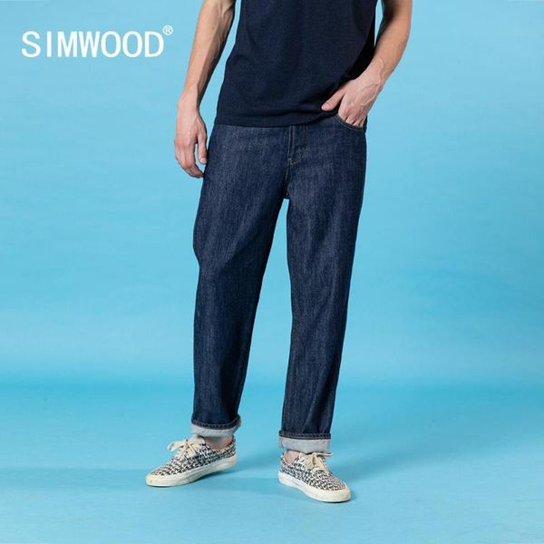 siwmood 2020 summer new loose straight jeans men fashion oversize denim trousers plus size casual ankle-length jean sj170223, Blue
siwmood 2020 summer new loose straight jeans men fashion oversize denim trousers plus size casual ankle-length jean sj170223, Blue