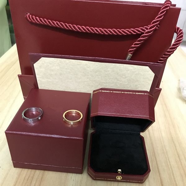 new love rings models screw titanium steel ring couple rose gold women's love rings with high-grade original box, Silver
new love rings models screw titanium steel ring couple rose gold women's love rings with high-grade original box, Silver