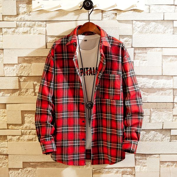2020 new fashion business comfortable trend handsome men's sunshine wild plus size casual plaid youth popular long sleeve shirt, White;black
2020 new fashion business comfortable trend handsome men's sunshine wild plus size casual plaid youth popular long sleeve shirt, White;black