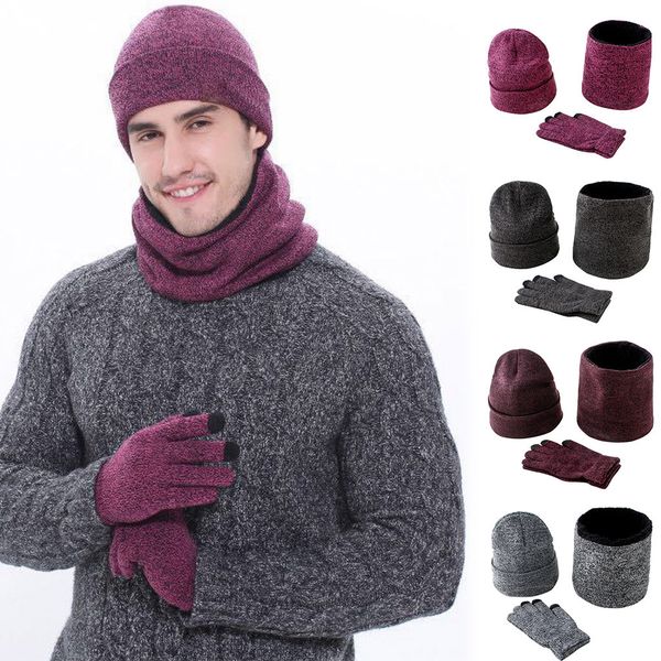 winter knitted scarf beanie hat gloves set solid stretch hat scarf mitten gloves set outdoor ski scarves, Blue;gray
winter knitted scarf beanie hat gloves set solid stretch hat scarf mitten gloves set outdoor ski scarves, Blue;gray