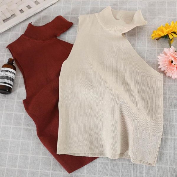 lady inside outside wear knitted halter tank women one shoulder slim fit camiseta tirantes mujer regata feminina debard, White
lady inside outside wear knitted halter tank women one shoulder slim fit camiseta tirantes mujer regata feminina debard, White